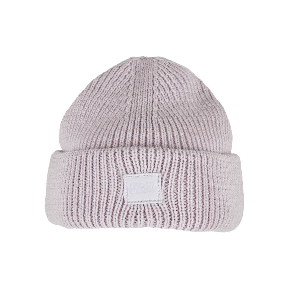 Urban Classics - Knitted Wool Beanie Muts - Paars